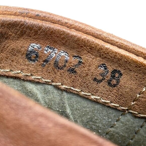 Free People Lost Valley Leather Ankle Bootie 38 7.5 Western Brown Festival Boots - Picture 4 of 12